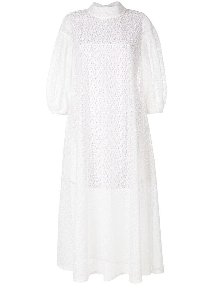 Paskal Double Layered Dress - White