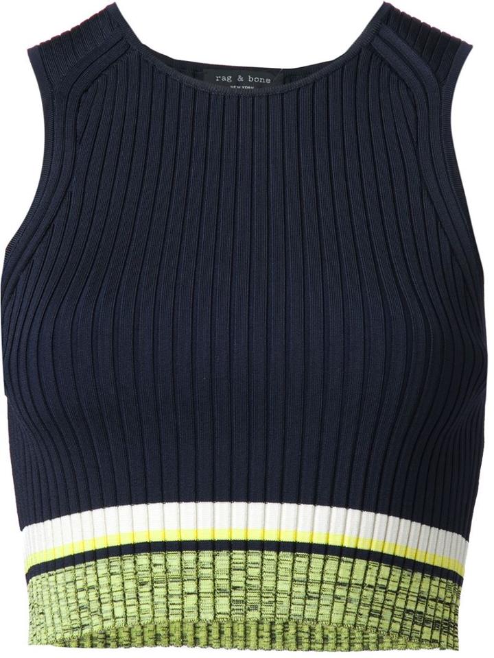 Rag & Bone Ribbed Knit Crop Top