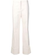 Jil Sander Flared Trousers - Neutrals