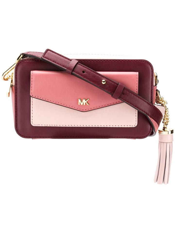 Michael Michael Kors Colourblock Camera Bag - Pink