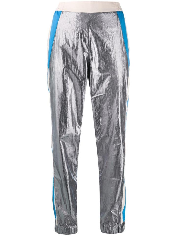8pm Cropped Track Trousers - Grey