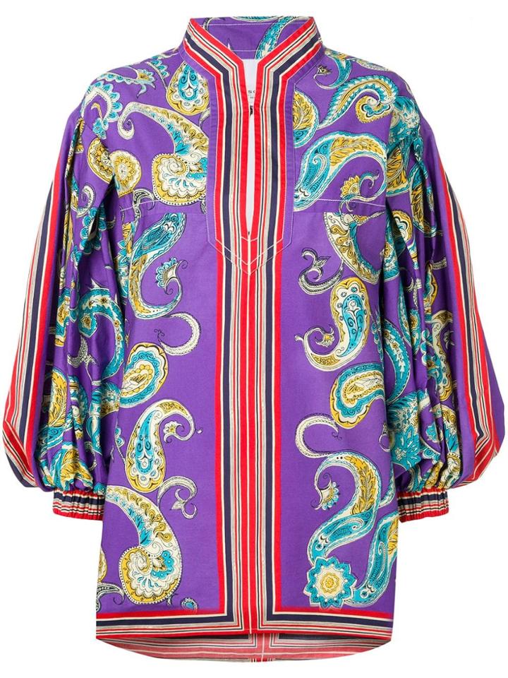 Philosophy Di Lorenzo Serafini Paisley Kaftan Dress - Purple