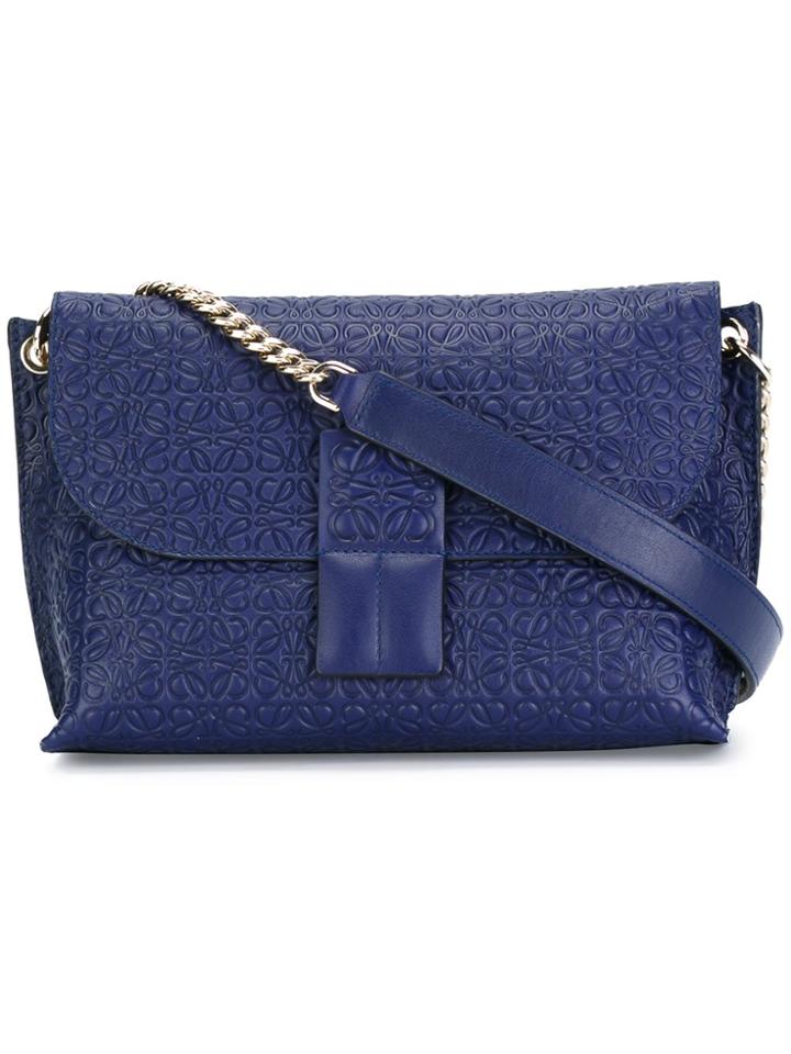 Loewe 'avenue' Shoulder Bag - Blue