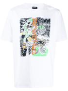 Diesel Sketched Graphic T-shirt - White