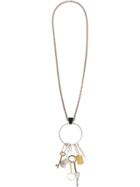 Maison Margiela Key Pendant Necklace - Grey