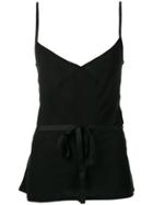 Ann Demeulemeester Belted Cami Top - Black