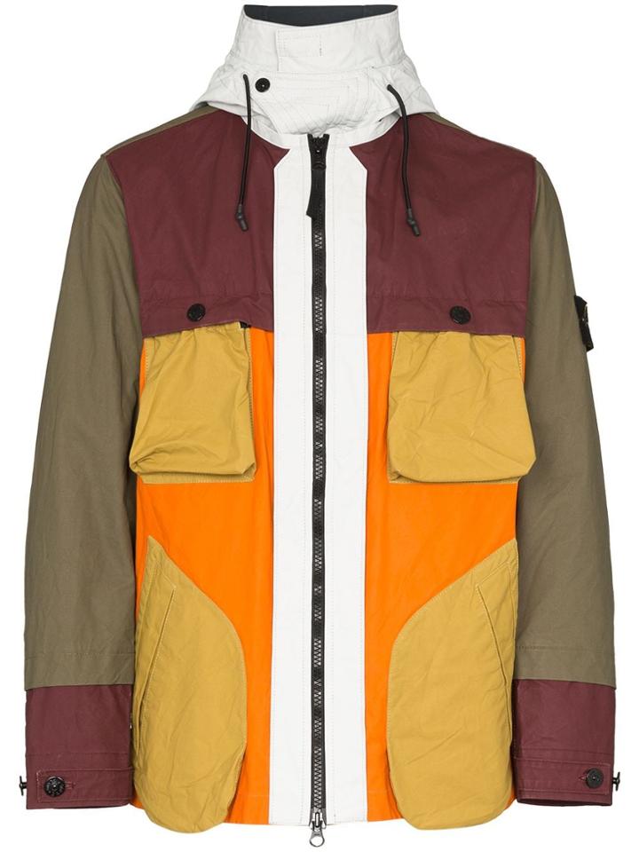 Stone Island S I Tela Placcat Hd Jkt W Glt Multi - Green