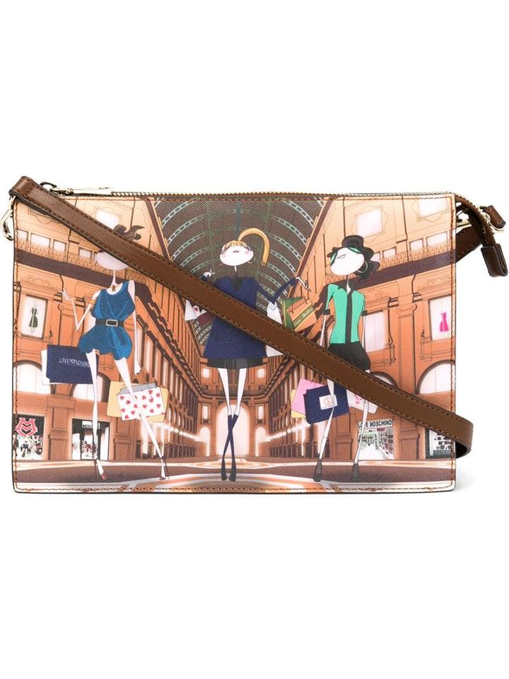 Love Moschino Cartoon Girl Crossbody Bag