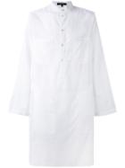 Qasimi - Misawa Tunic Shirt - Men - Cotton - 16 1/2, White, Cotton