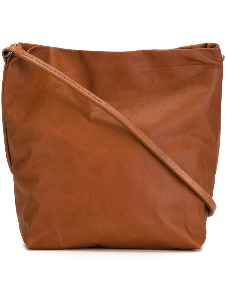 Rick Owens Slouchy Crossbody Bag, Women's, Brown, Leather