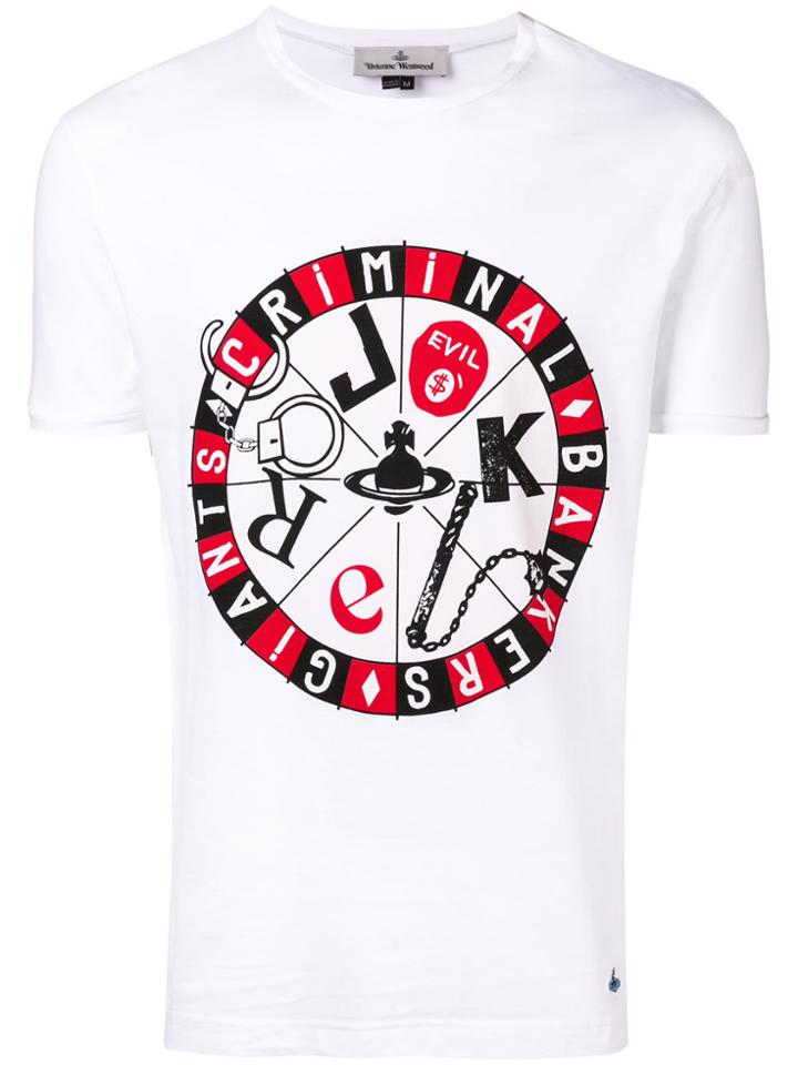 Vivienne Westwood Man Criminal T-shirt - White