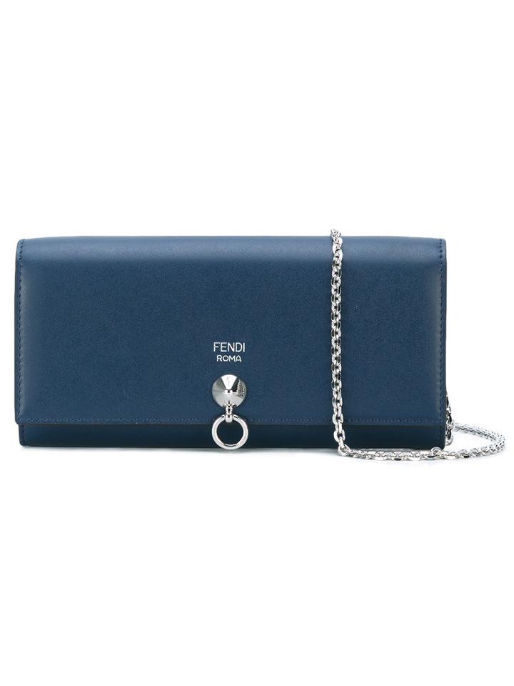 Fendi - Mini Body Bag - Women - Calf Leather - One Size, Blue, Calf Leather