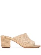 Carrie Forbes Rama Heeled Sandals - Neutrals