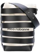 Paco Rabanne - Strap Detail Bucket Bag - Women - Cotton/calf Leather - One Size, Black, Cotton/calf Leather