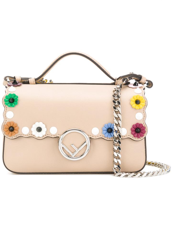 Fendi Double Micro Baguette Bag - Yellow & Orange