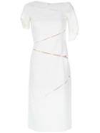 Gloria Coelho Cut Out Midi Dress - White