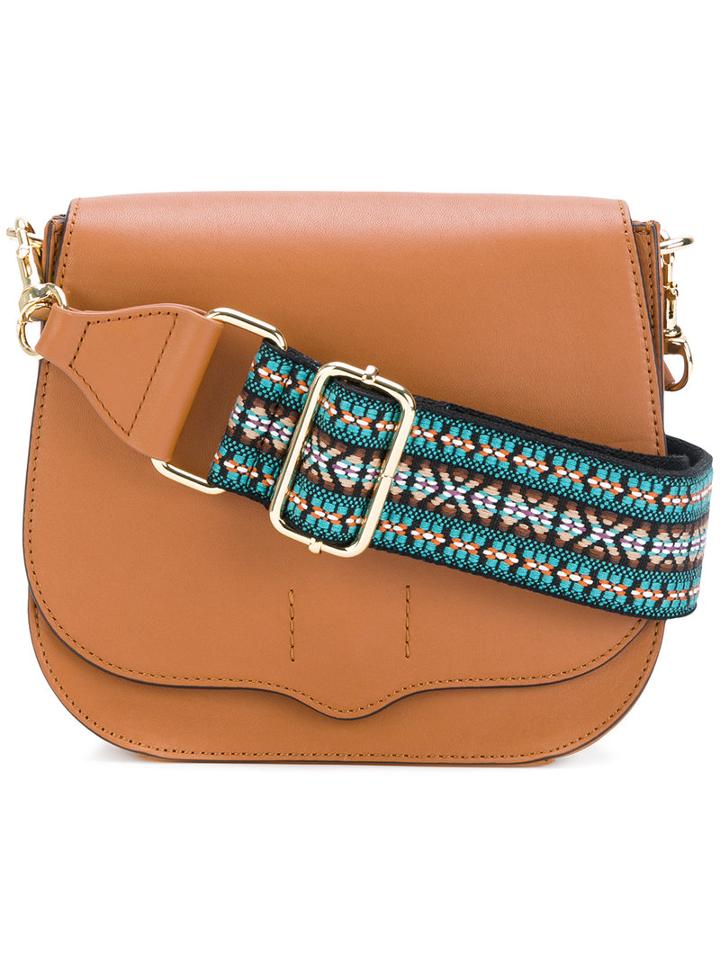 Rebecca Minkoff - Sunny Saddle Bag - Women - Cotton/leather - One Size, Brown, Cotton/leather