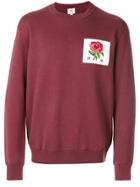 Kent & Curwen Rose Patch Sweatshirt - Red