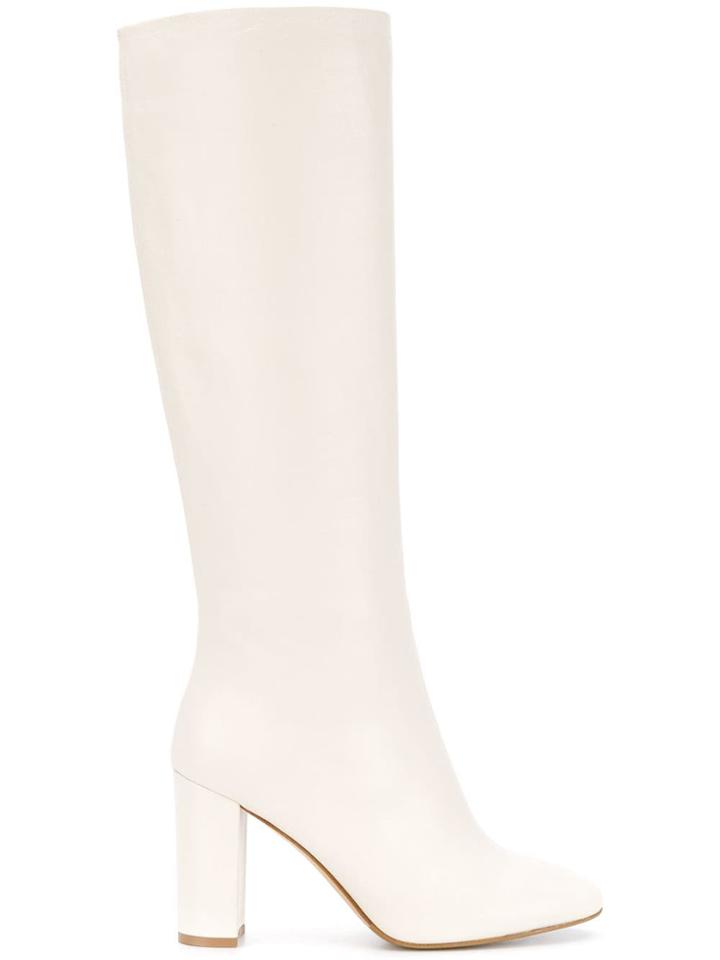 The Seller Nappa Leather Knee-high Boots - White