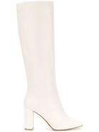 The Seller Nappa Leather Knee-high Boots - White