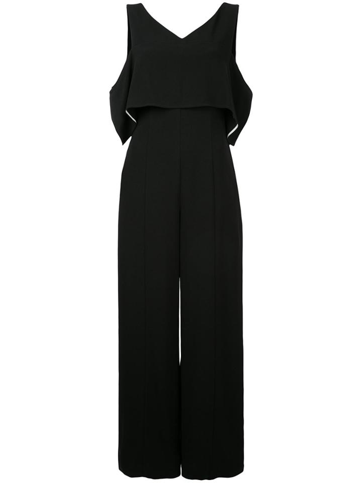 Le Ciel Bleu Georgette Jump Suit - Black