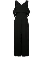 Le Ciel Bleu Georgette Jump Suit - Black