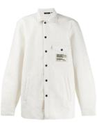 Diesel Quilted Military Patch Shirt - White