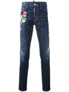 Dsquared2 Patch Appliqué Cool Guy Jeans - Blue