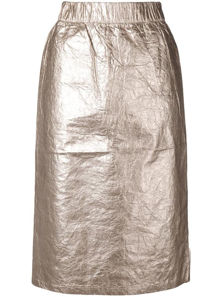 Stussy Elasticated Waist Skirt - Silver