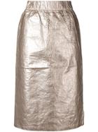 Stussy Elasticated Waist Skirt - Silver