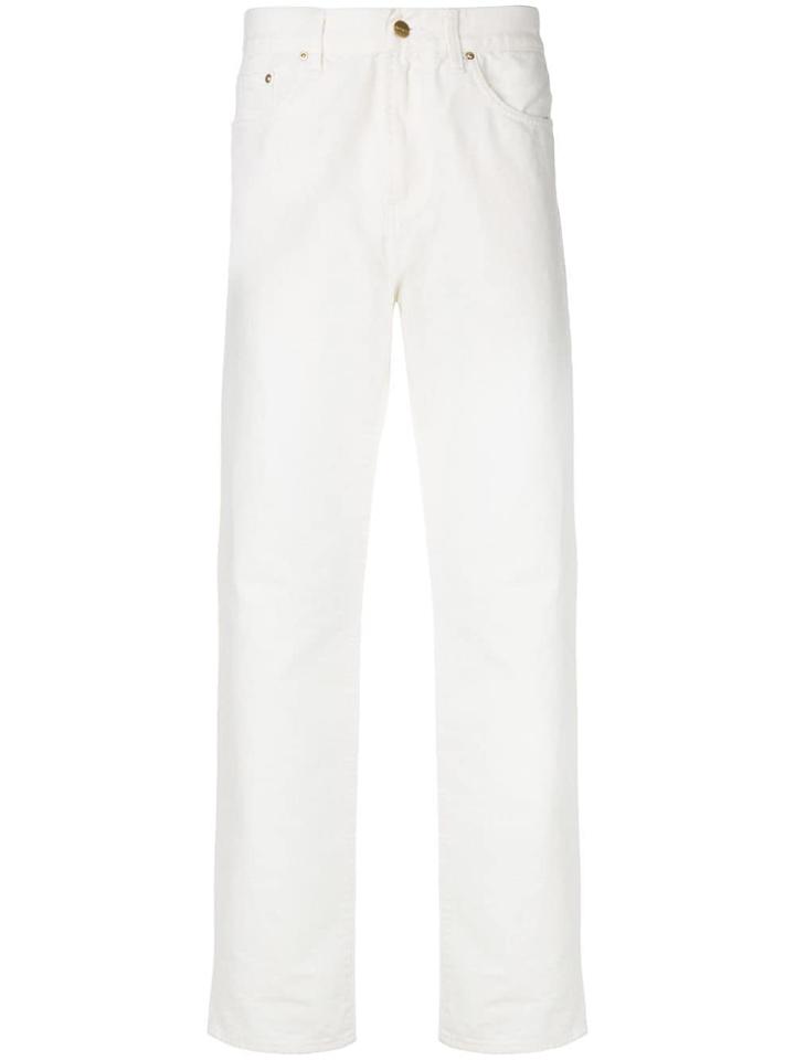 Carhartt Heritage Relaxed Fit Trousers - White