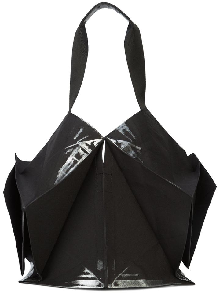 132 5. Issey Miyake Big Standard Tote - Black