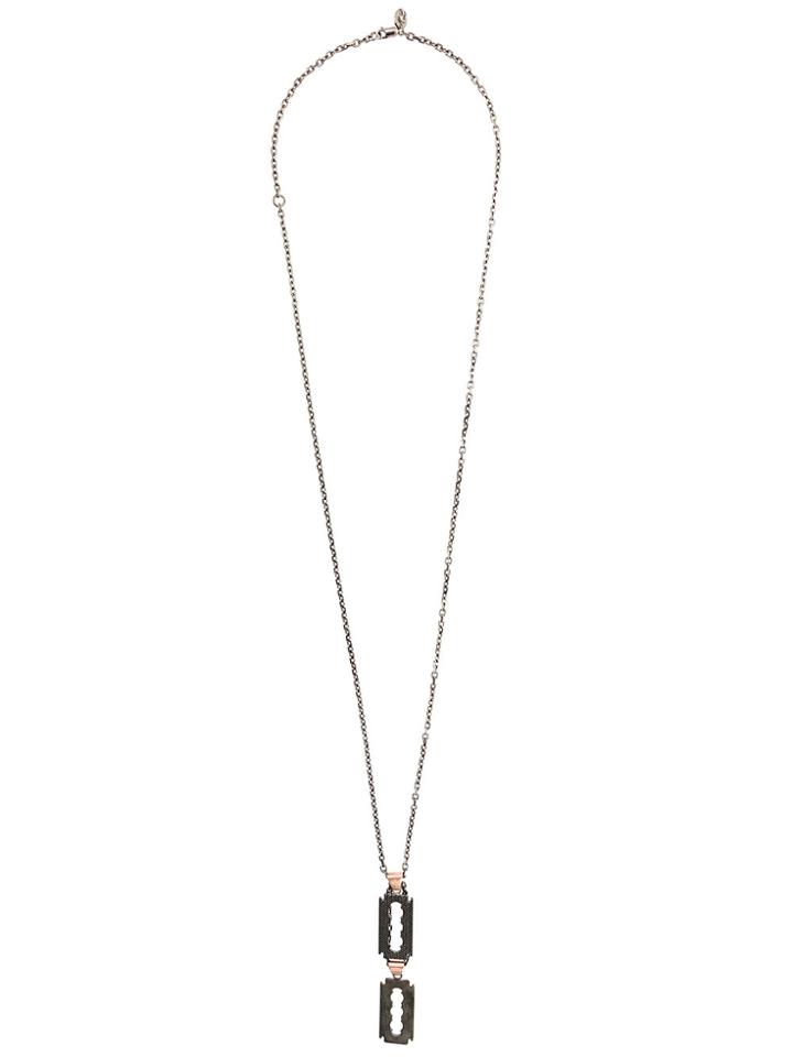 Maha Lozi Margin Call Necklace - Metallic