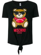 Moschino Bear Printed T-shirt - Black