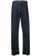 Maison Flaneur Step Hem Jeans - Blue