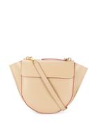 Wandler Contrast Piping Shoulder Bag - Neutrals