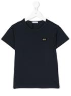 Dolce & Gabbana Kids - Logo T-shirt - Kids - Cotton/calf Leather/zamac - 4 Yrs, Blue