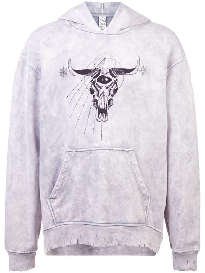 Alchemist Acid Washed Hoodie - Grey