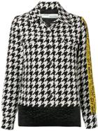 Off-white Houndstooth Jacket - Black