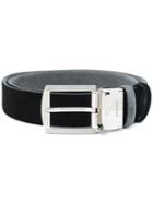 Kiton - Two-tone Belt - Men - Leather - 105, Black, Leather