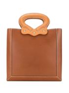 Hermès Pre-owned Structured Handle Tote - Brown