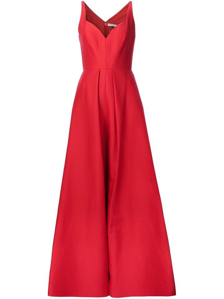 Halston Heritage Sweetheart Neck Dress