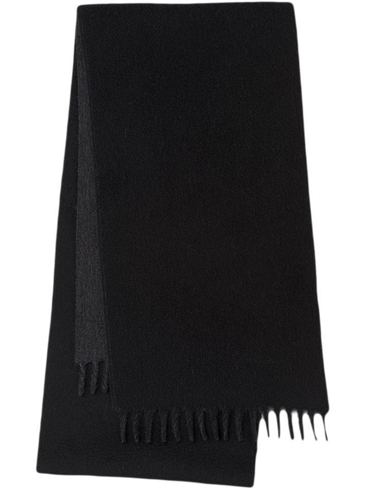 Prada Dual-tone Cashmere Scarf - Grey