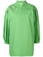 Philosophy Di Lorenzo Serafini Perforated Detail Dress - Green