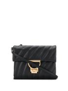 Coccinelle Quilted Top-handle Bag - Black