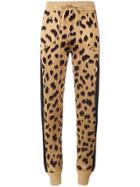 Bella Freud Leopard Pattern Track Pants - Yellow & Orange