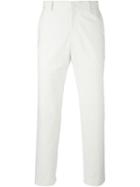 Juun.j Tailored Trousers, Men's, Size: 44, White, Cotton/nylon/polyurethane/polyester