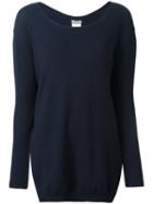 Kristensen Du Nord Crew Neck Jumper, Women's, Size: 1, Blue, Cashmere