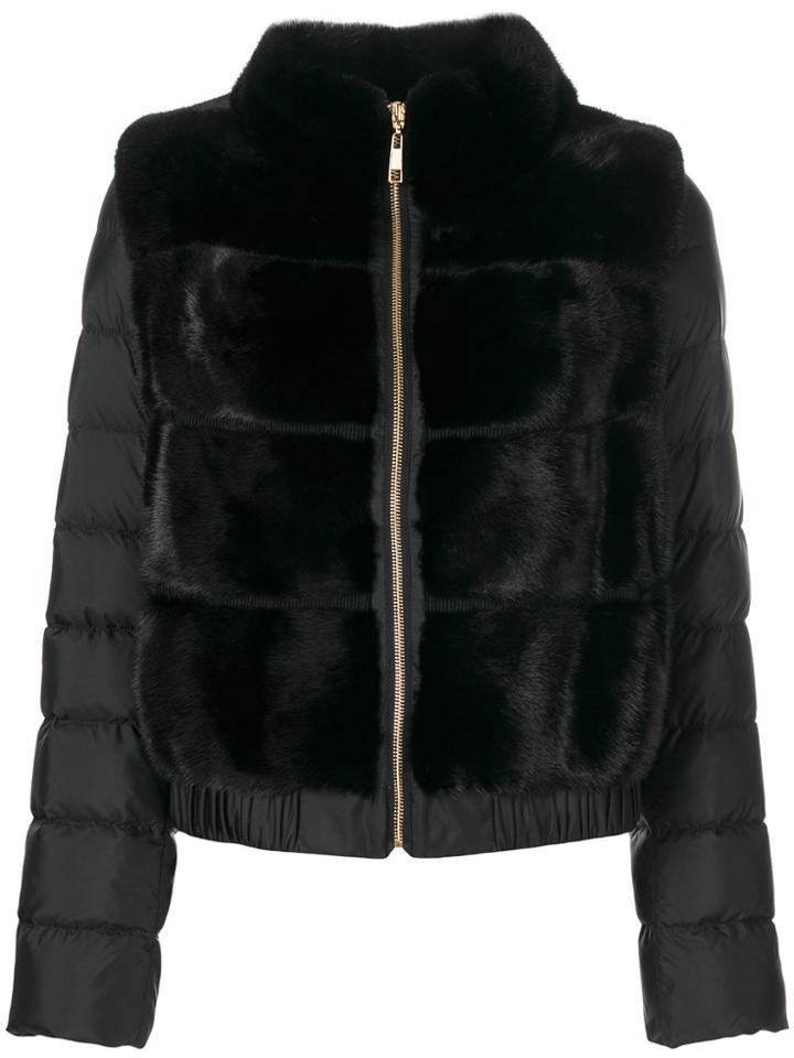 Liska Fur Detail Jacket - Black