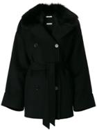 P.a.r.o.s.h. Belted Peacoat - Black